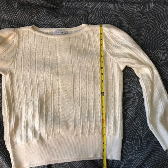 [Vintage] J.T.Martin Boat Neck Sweeter Long Sleeve - Picture 8 of 8